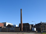 De laatste nog overgebleven fabrieksschoorsteen